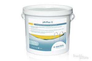 Il granulato pH-Plus aumenta il valore del pH dell'acqua della piscina, è da utilizzare quando il pH è inferiore a 7,0. Con l'aiuto del cucchiaio dosatore allegato, il dosaggio dei granuli è molto semplice
