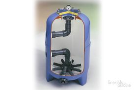 Das Filtersystem für ein Schwimmbad ist die Lunge, da sauberes und klares Wasser mit Pumpe und Filter erhalten wird, die nach dem Volumen des Pools bemessen sind.